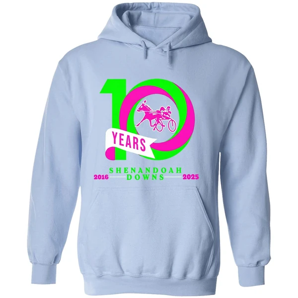 10 Years Shenandoah Downs 2016 2025 Hoodie - Image 4