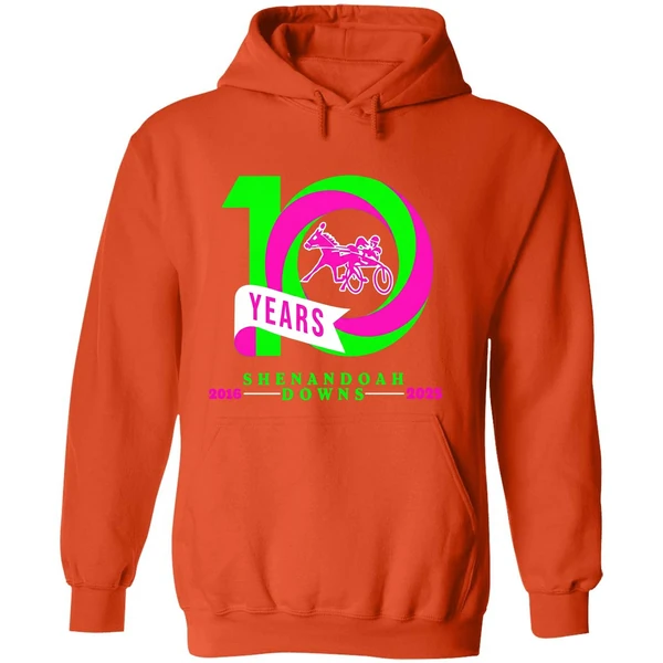 10 Years Shenandoah Downs 2016 2025 Hoodie - Image 6