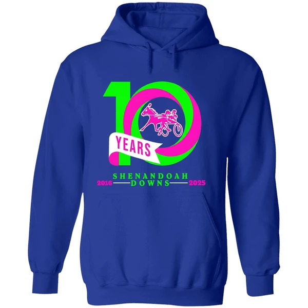 10 Years Shenandoah Downs 2016 2025 Hoodie - Image 7