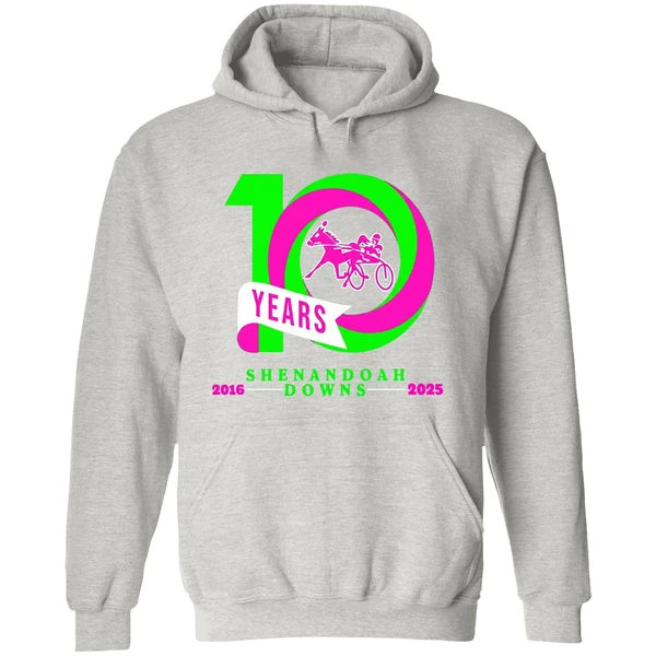 10 Years Shenandoah Downs 2016 2025 Hoodie - Image 9