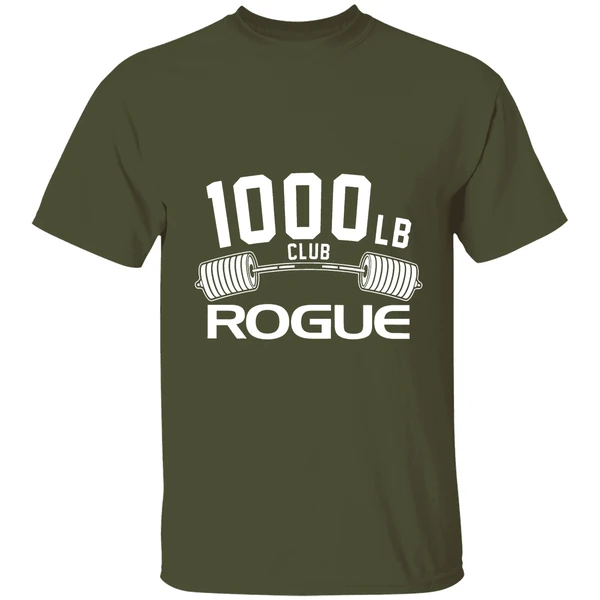 1000 lb club rogue gym shirt militarygreen