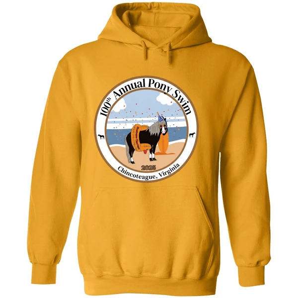 100th Annual Pony Swim Chincoteague Virginia 2025 Hoodie