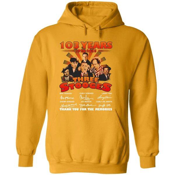 103 Years 1920 2023 The Three Stooges Thank You For The Memories Hoodie