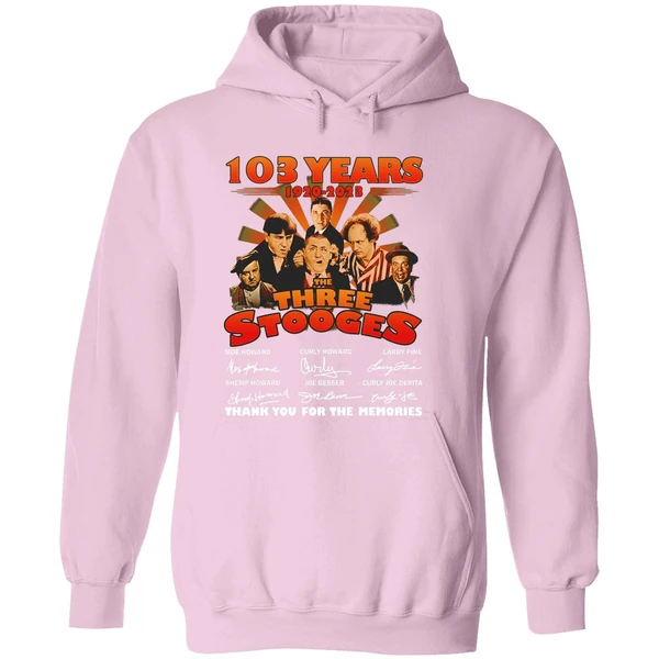 103 Years 1920 2023 The Three Stooges Thank You For The Memories Hoodie - Image 5