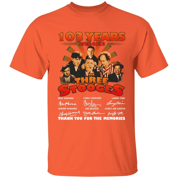 103 Years 1920 2023 The Three Stooges Thank You For The Memories Shirt - Image 6