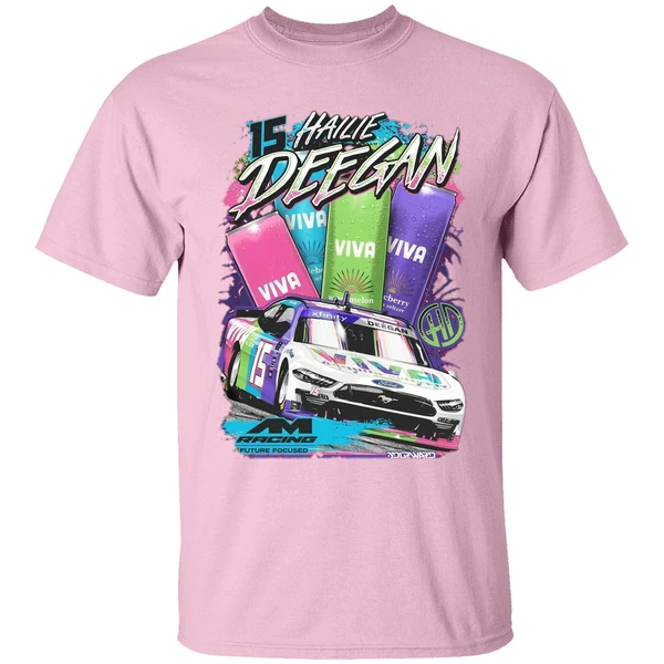 15 hailie deegan viva tequila seltzer xfinity shirt lightpink