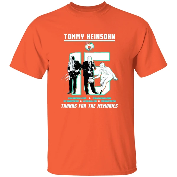 15 Tommy Heinsohn Thanks For The Memories Shirt - Image 5