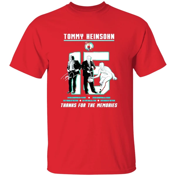 15 Tommy Heinsohn Thanks For The Memories Shirt - Image 6