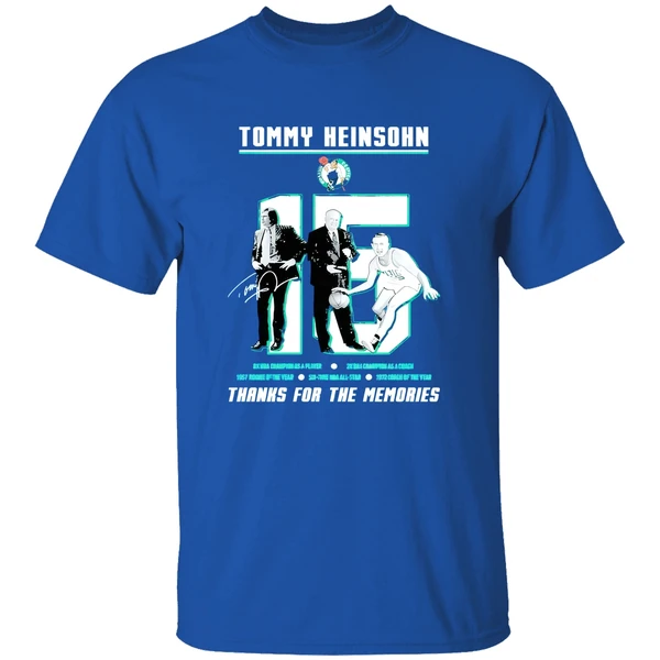 15 Tommy Heinsohn Thanks For The Memories Shirt - Image 7