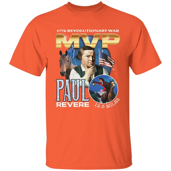 1776 Revolutionary War Mvp Paul Revere Shirt - Image 5