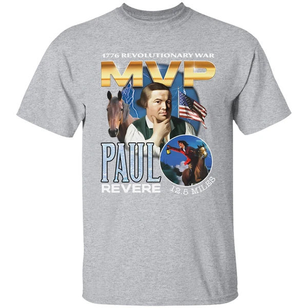 1776 Revolutionary War Mvp Paul Revere Shirt - Image 8