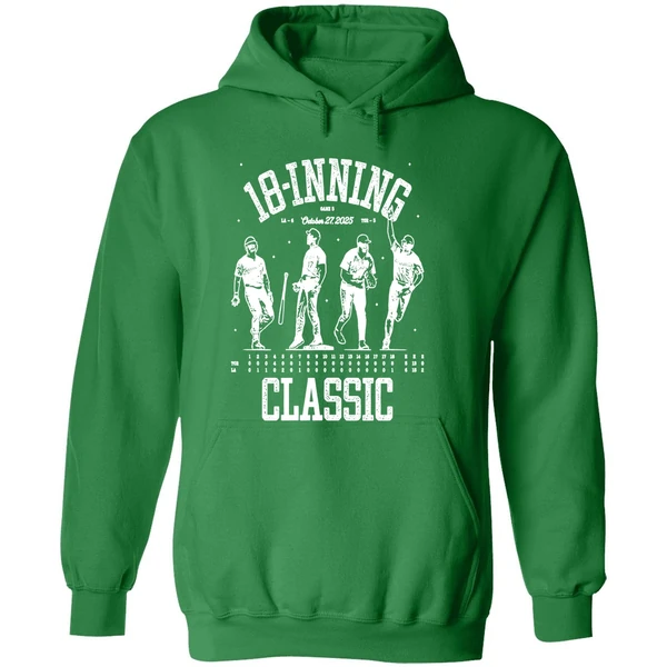 18 Inning Classic Los Angeles Dodgers World Series 2025 Hoodie - Image 2