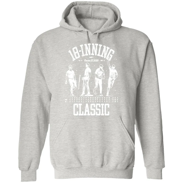 18 Inning Classic Los Angeles Dodgers World Series 2025 Hoodie - Image 9