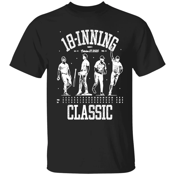 18 Inning Classic Los Angeles Dodgers World Series 2025 Shirt