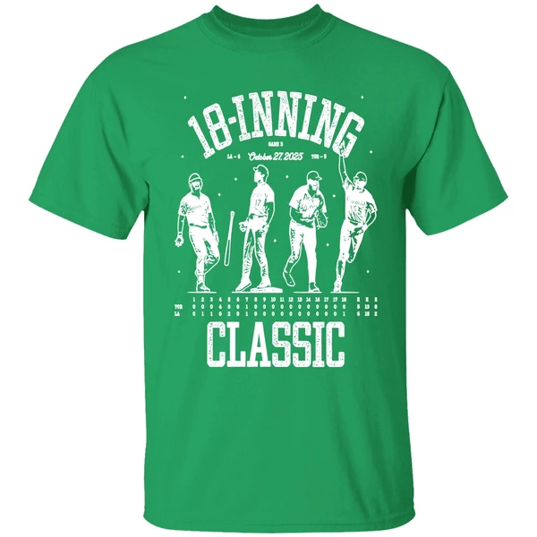 18 Inning Classic Los Angeles Dodgers World Series 2025 Shirt - Image 2