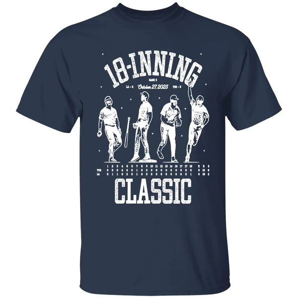 18 Inning Classic Los Angeles Dodgers World Series 2025 Shirt - Image 5
