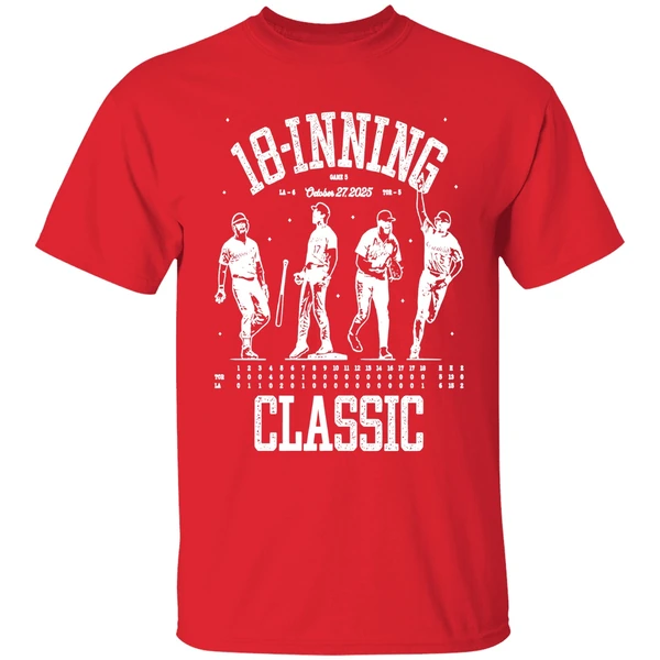 18 Inning Classic Los Angeles Dodgers World Series 2025 Shirt - Image 7