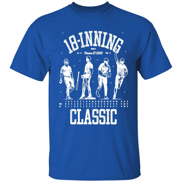 18 Inning Classic Los Angeles Dodgers World Series 2025 Shirt - Image 8