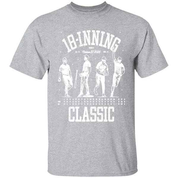 18 Inning Classic Los Angeles Dodgers World Series 2025 Shirt - Image 9