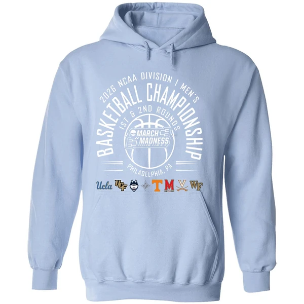 1st And 2nd Rounds March Madness 2026 Ncaa Di Mens Basketball Championship Philadelphia Hoodie - Image 4