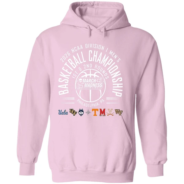 1st And 2nd Rounds March Madness 2026 Ncaa Di Mens Basketball Championship Philadelphia Hoodie - Image 5