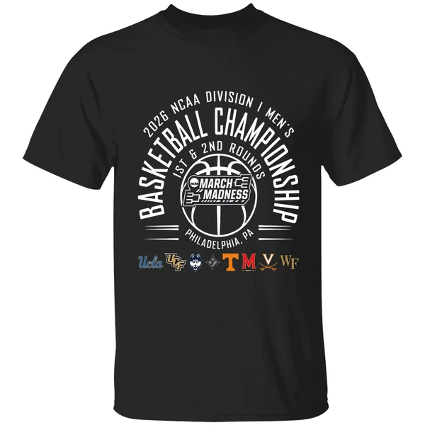 1st And 2nd Rounds March Madness 2026 Ncaa Di Mens Basketball Championship Philadelphia Shirt