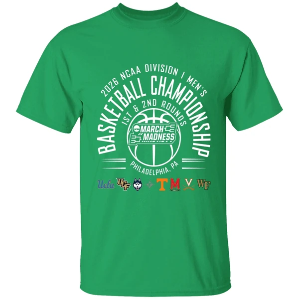 1st And 2nd Rounds March Madness 2026 Ncaa Di Mens Basketball Championship Philadelphia Shirt - Image 2