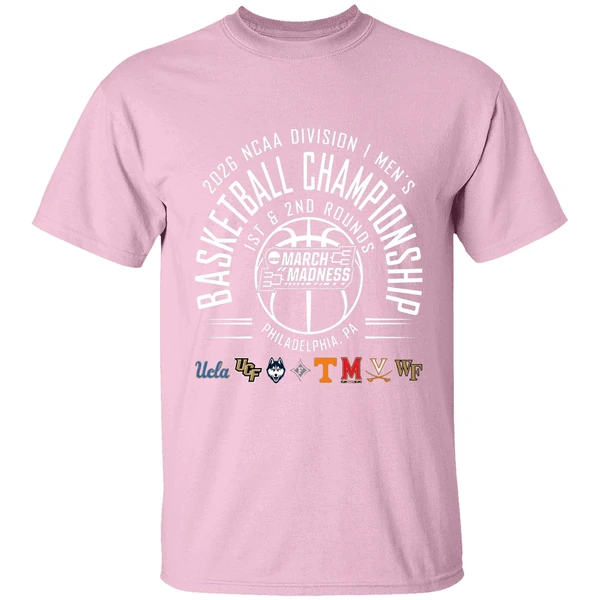 1st And 2nd Rounds March Madness 2026 Ncaa Di Mens Basketball Championship Philadelphia Shirt - Image 3