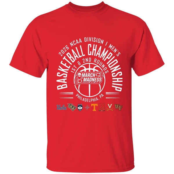 1st And 2nd Rounds March Madness 2026 Ncaa Di Mens Basketball Championship Philadelphia Shirt - Image 7