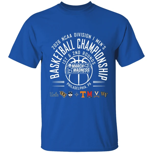 1st And 2nd Rounds March Madness 2026 Ncaa Di Mens Basketball Championship Philadelphia Shirt - Image 8