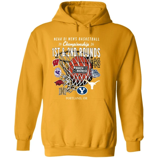 1st And 2nd Rounds March Madness 2026 Ncaa Di Mens Basketball Hoodie