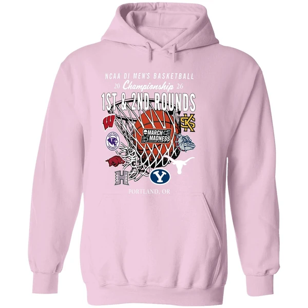 1st And 2nd Rounds March Madness 2026 Ncaa Di Mens Basketball Hoodie - Image 5