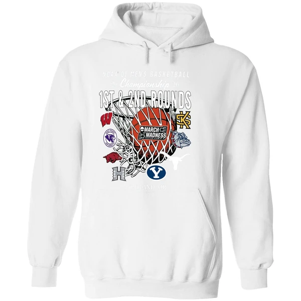 1st And 2nd Rounds March Madness 2026 Ncaa Di Mens Basketball Hoodie - Image 8