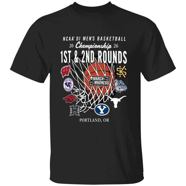 1st And 2nd Rounds March Madness 2026 Ncaa Di Mens Basketball Shirt
