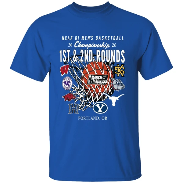 1st And 2nd Rounds March Madness 2026 Ncaa Di Mens Basketball Shirt - Image 8