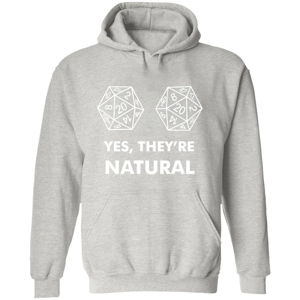 20 D20 Yes They Are Natural Hoodie - Image 9