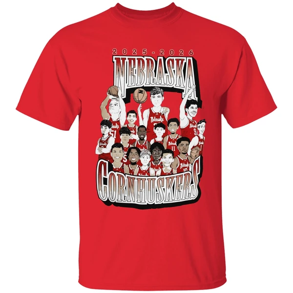 2025 2026 Nebraska Cornhuskers Mens Basketball Shirt - Image 7