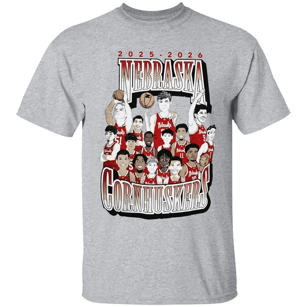 2025 2026 Nebraska Cornhuskers Mens Basketball Shirt - Image 9