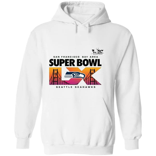 2025 26 Super Bowl Lx Bound Seattle Seahawks Hoodie - Image 8