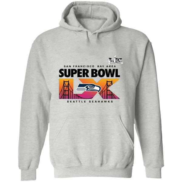 2025 26 Super Bowl Lx Bound Seattle Seahawks Hoodie - Image 9