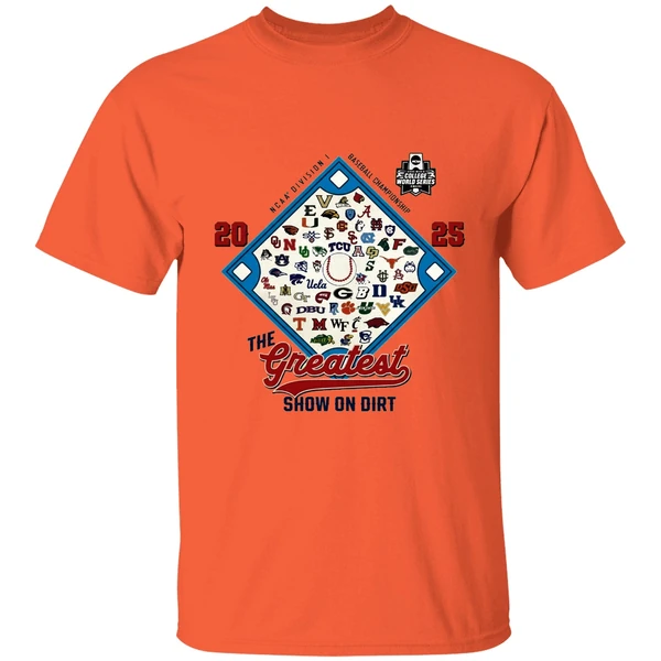 2025 College World Series 64 Team Shirt - Image 3