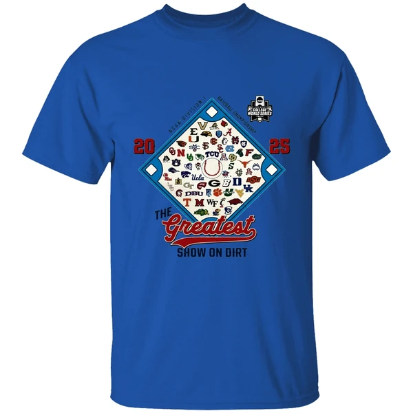 2025 College World Series 64 Team Shirt - Image 5