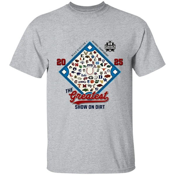 2025 College World Series 64 Team Shirt - Image 6