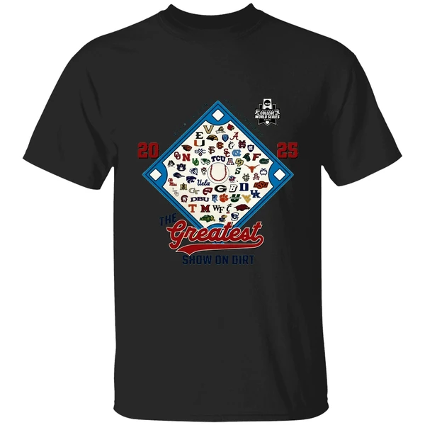 2025 College World Series 64 Team Shirt - Image 7