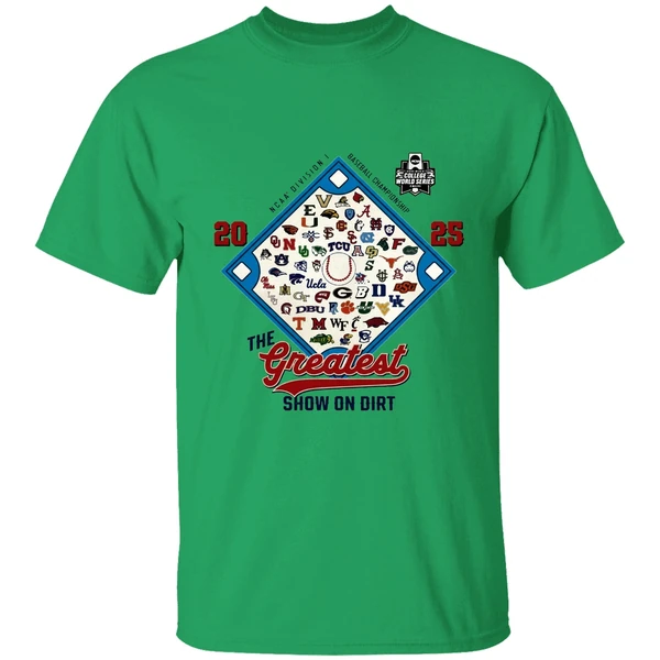2025 College World Series 64 Team Shirt - Image 8