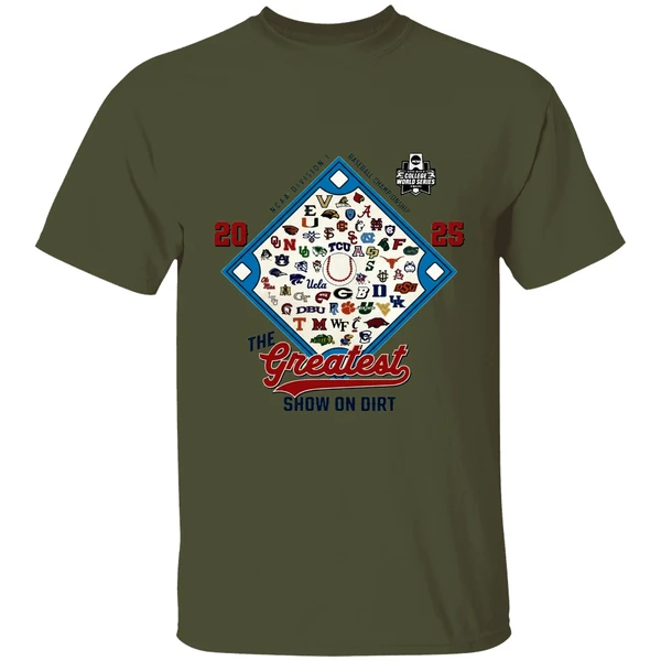 2025 College World Series 64 Team Shirt - Image 9