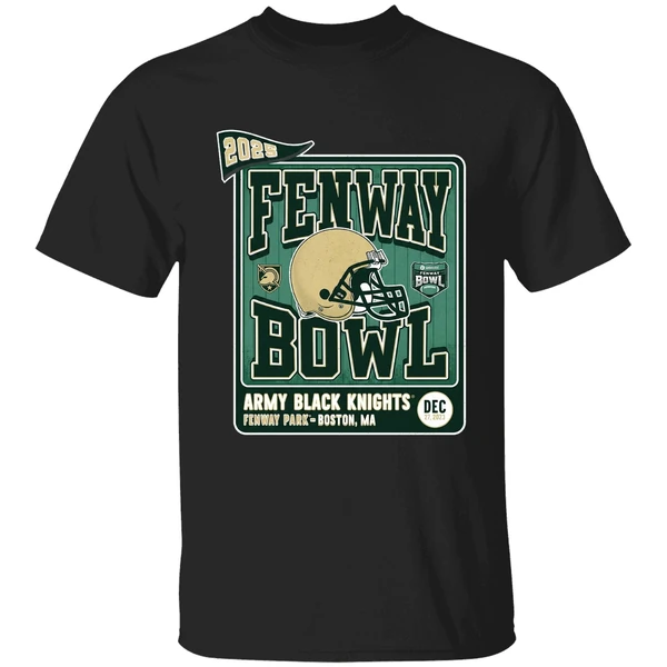 2025 Fenway Bowl Army Black Knights Helmet Shirt