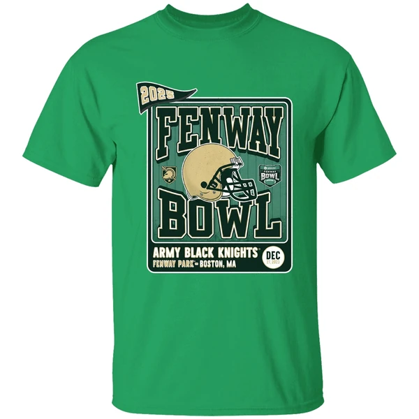 2025 Fenway Bowl Army Black Knights Helmet Shirt - Image 2