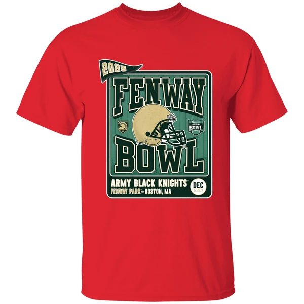 2025 Fenway Bowl Army Black Knights Helmet Shirt - Image 7