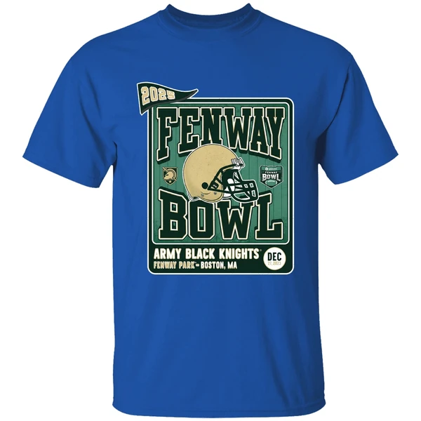 2025 Fenway Bowl Army Black Knights Helmet Shirt - Image 8